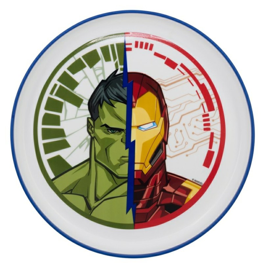 Avengers Avengers Invincible Force Premium Bicolor Non-Slip Plate | Dishes