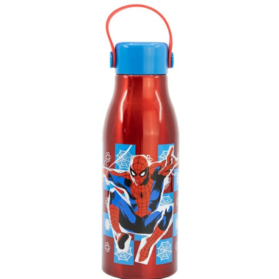 Spider-Man Aluminum Flexi Handle Bottle 760 Ml Spiderman Arachnid Grid | Bottles