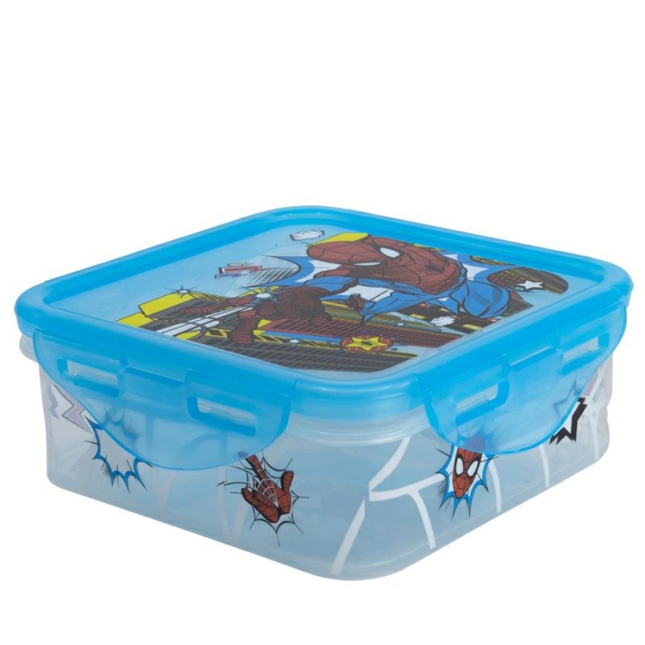 Spider-Man Square Container 500 Ml Spiderman Arachnid Grid | Airtight Containers