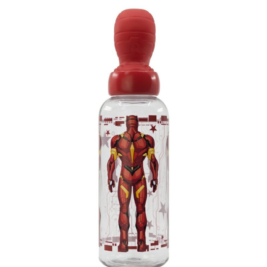 Avengers 3D Figurine Bottle 560 Ml Avengers Invincible Force Iron Man | Bottles