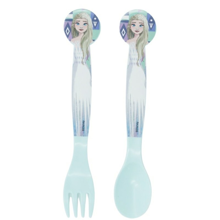 Frozen Set Of 2 Pp Cutlery Frozen Ice Magic | Covered