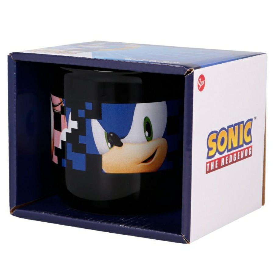 Sonic Ceramic Breakfast Mug 400 Ml In Sonic Gift Box | Cups