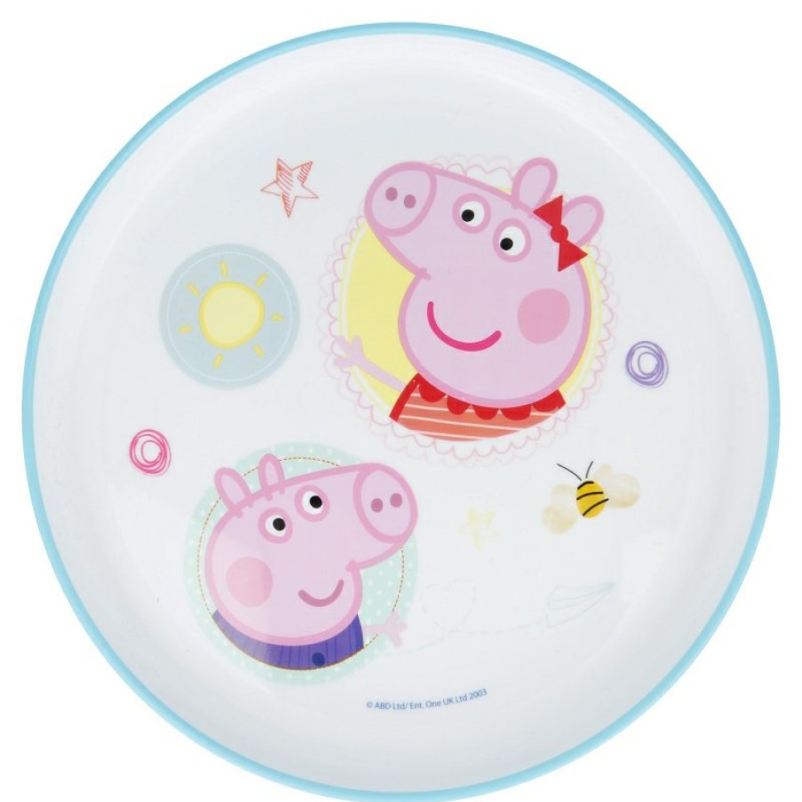 Peppa Pig Peppa Pig Core Premium Bicolor Non-Slip Plate | Dishes