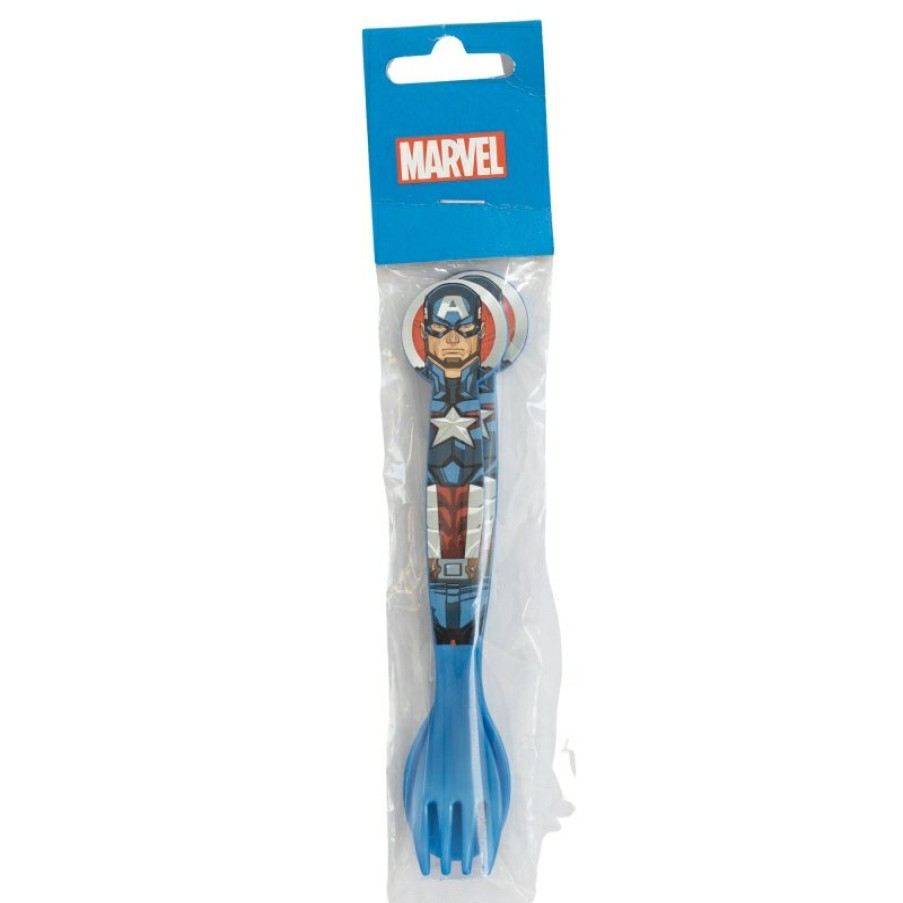 Avengers Set Of 2 Pp Cutlery Avengers Heraldic Army | Covered