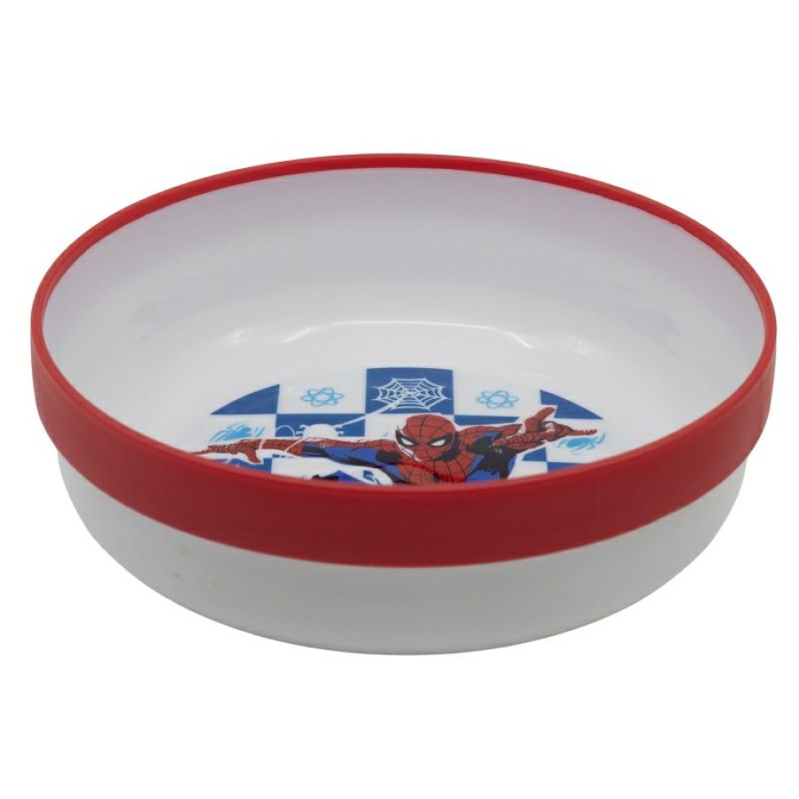 Spider-Man Premium Bicolor Non-Slip Bowl Spiderman Arachnid Grid | Bowls