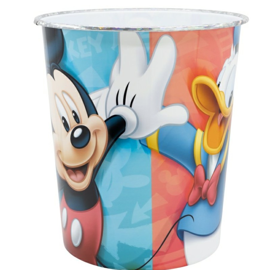 MicWholesale Mouse Mickey Fresh Air Fun And Happy Days Trash Bin | Litter Bins