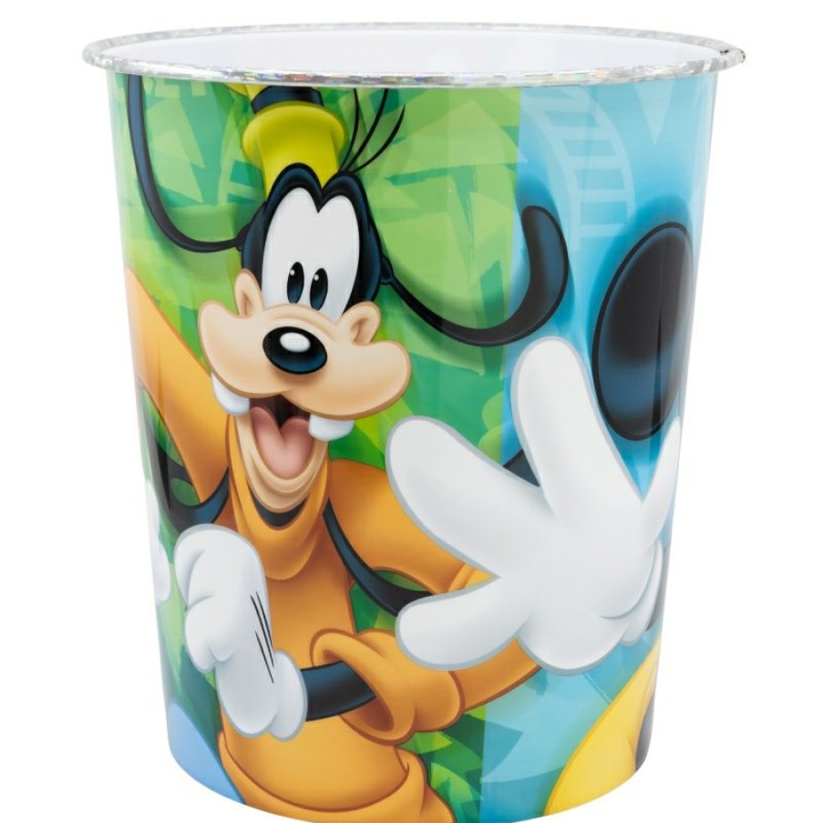 MicWholesale Mouse Mickey Fresh Air Fun And Happy Days Trash Bin | Litter Bins