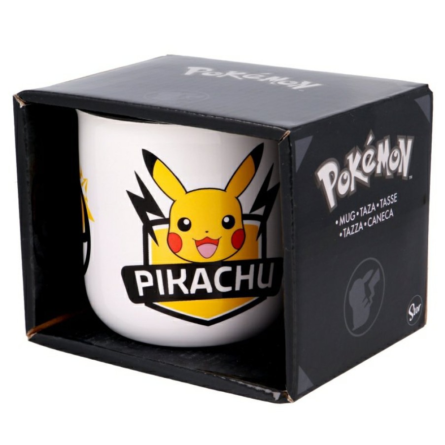 Pokemon Ceramic Breakfast Mug 400 Ml In Pokemon Pikachu Gift Box | Cups