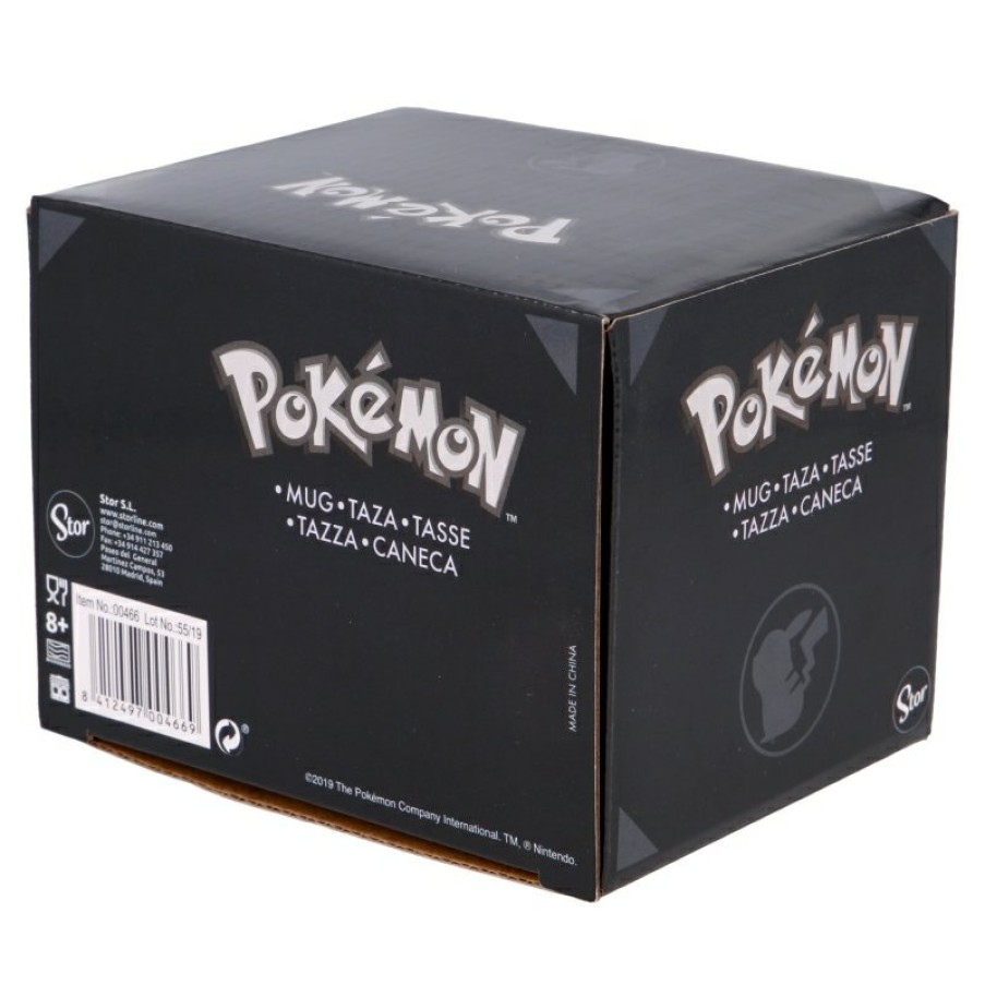 Pokemon Ceramic Breakfast Mug 400 Ml In Pokemon Pikachu Gift Box | Cups