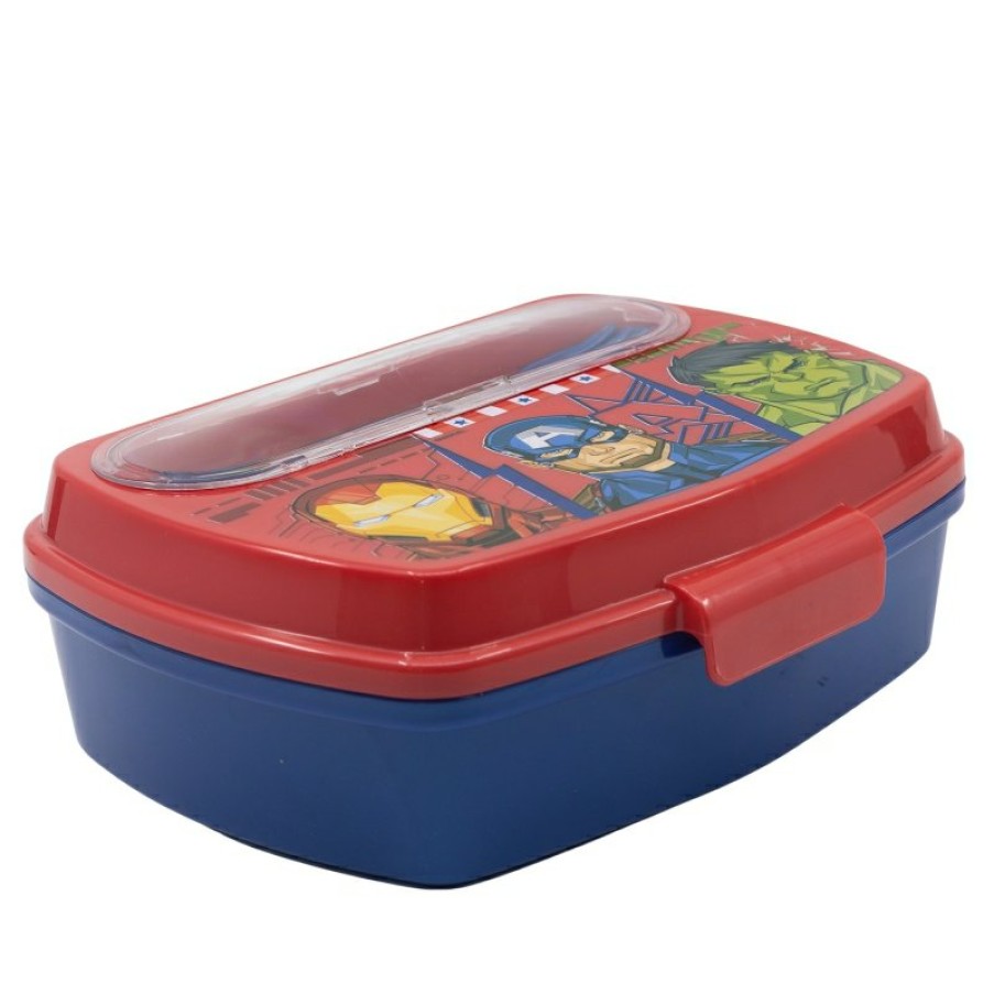 Avengers Avengers Invincible Force Rectangular Sandwich Bowl With Cutlery | Sandwich Makers