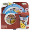 Pokemon Micro 5 Pcs Set (Plate, Bowl, 260 Ml Glass And Cutlery) Pokemon Distortion | Children'S Tableware