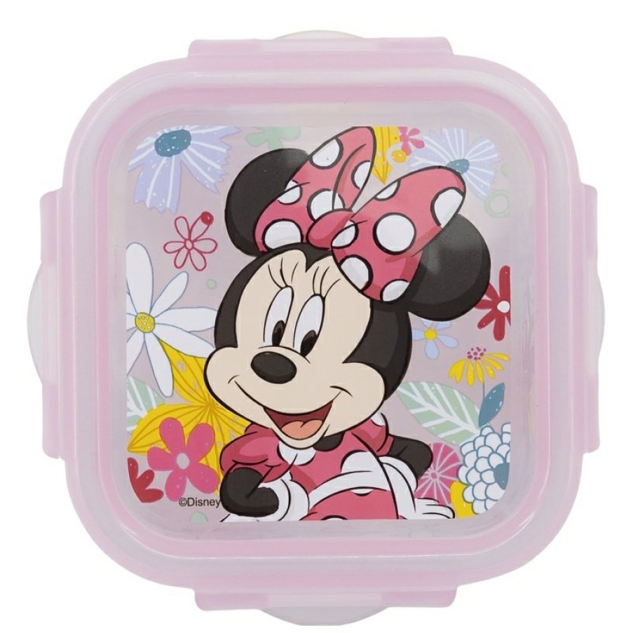 Minnie Mouse Square Container 290 Ml Minnie Mouse Spring Look | Airtight Containers