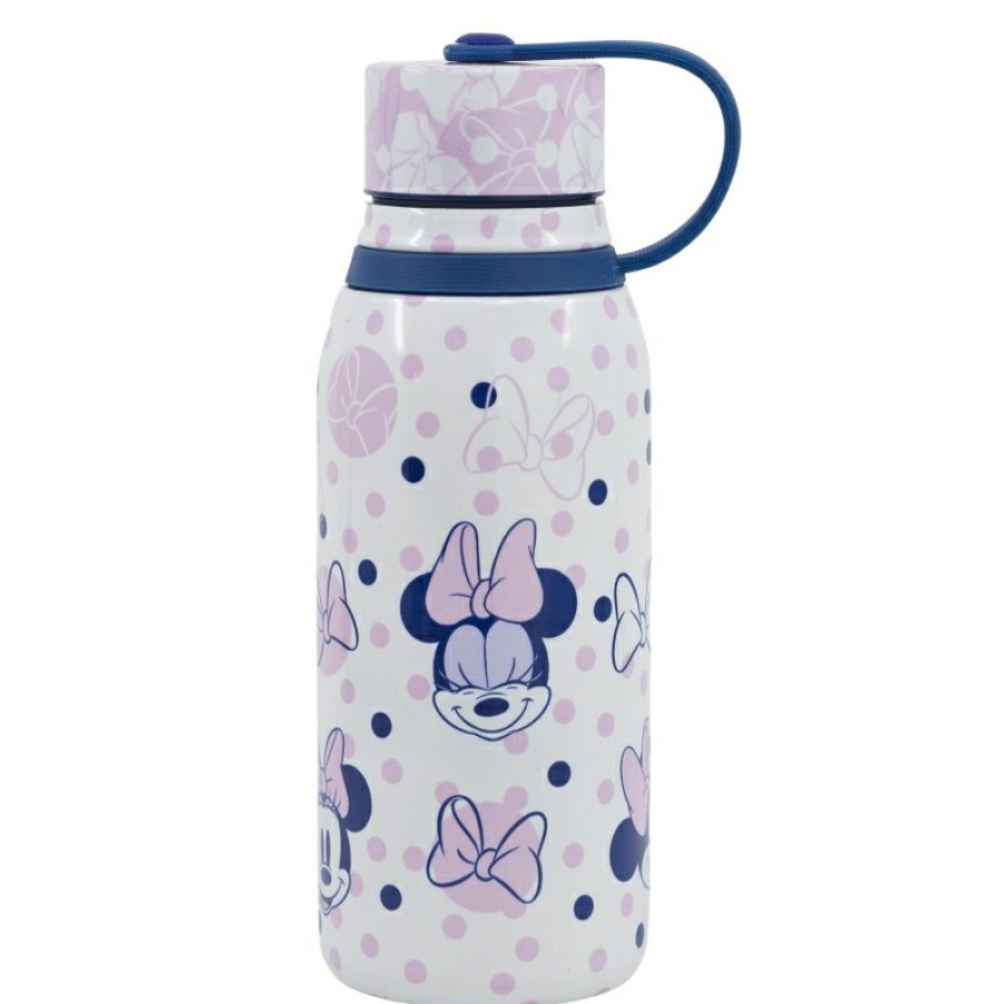 Minnie Mouse Premium Stainless Steel Bottle 330 Ml Minnie Mouse Awesome Faces | Bottles