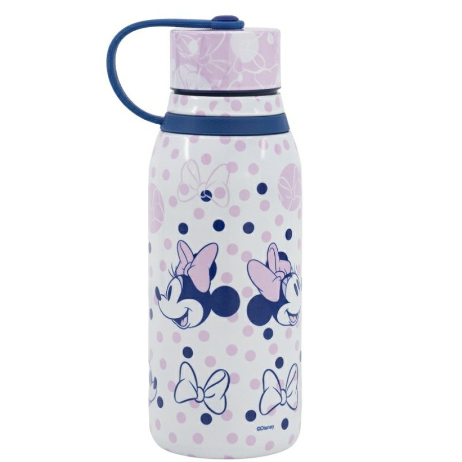 Minnie Mouse Premium Stainless Steel Bottle 330 Ml Minnie Mouse Awesome Faces | Bottles