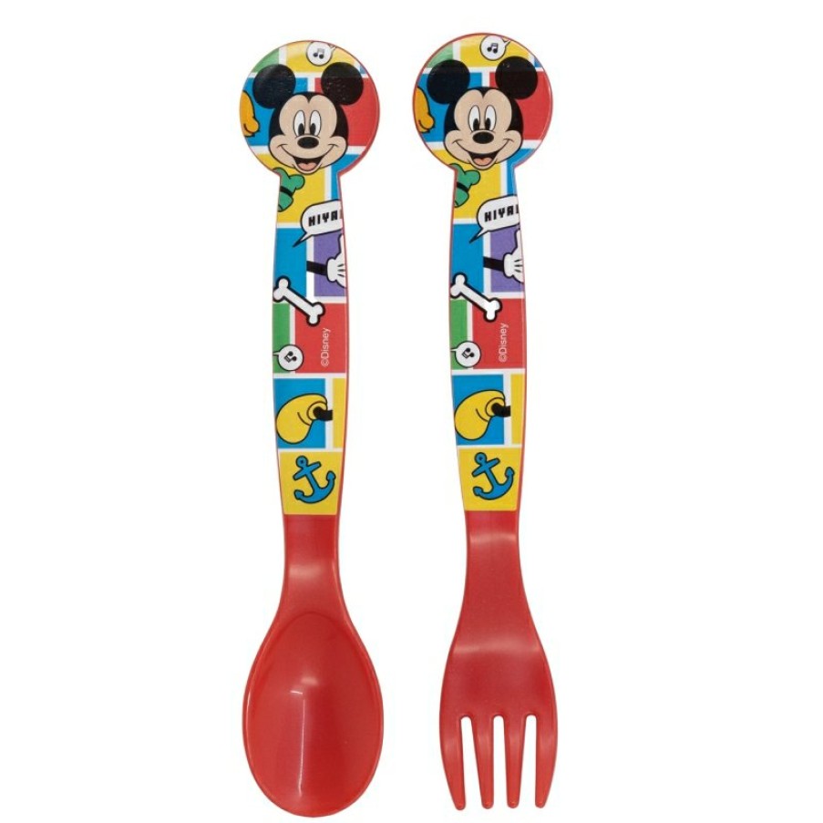 MicBest Mouse Set Of 2 Pp Cutlery Mickey Mouse Better Together | Covered