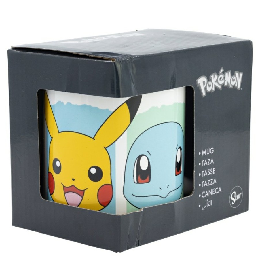 Pokemon Ceramic Mug 325 Ml In Pokemon Face Partners Gift Box | Cups