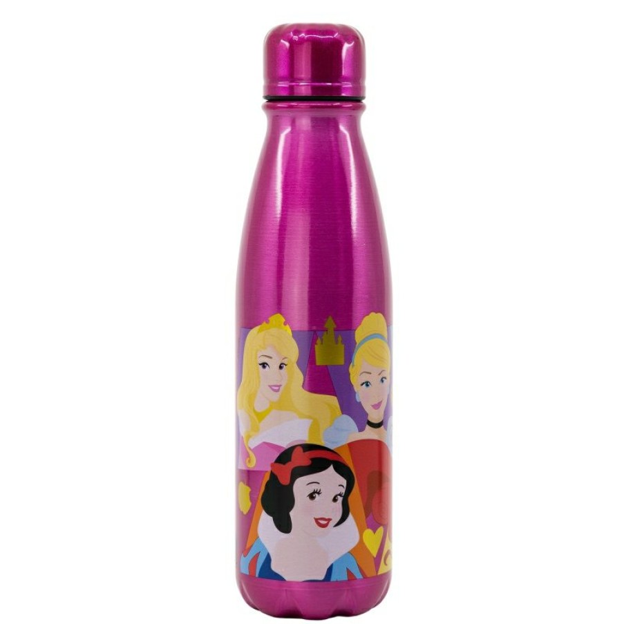 Princesas Children'S Aluminum Bottle 600 Ml Disney Princess Bright & Bold | Bottles