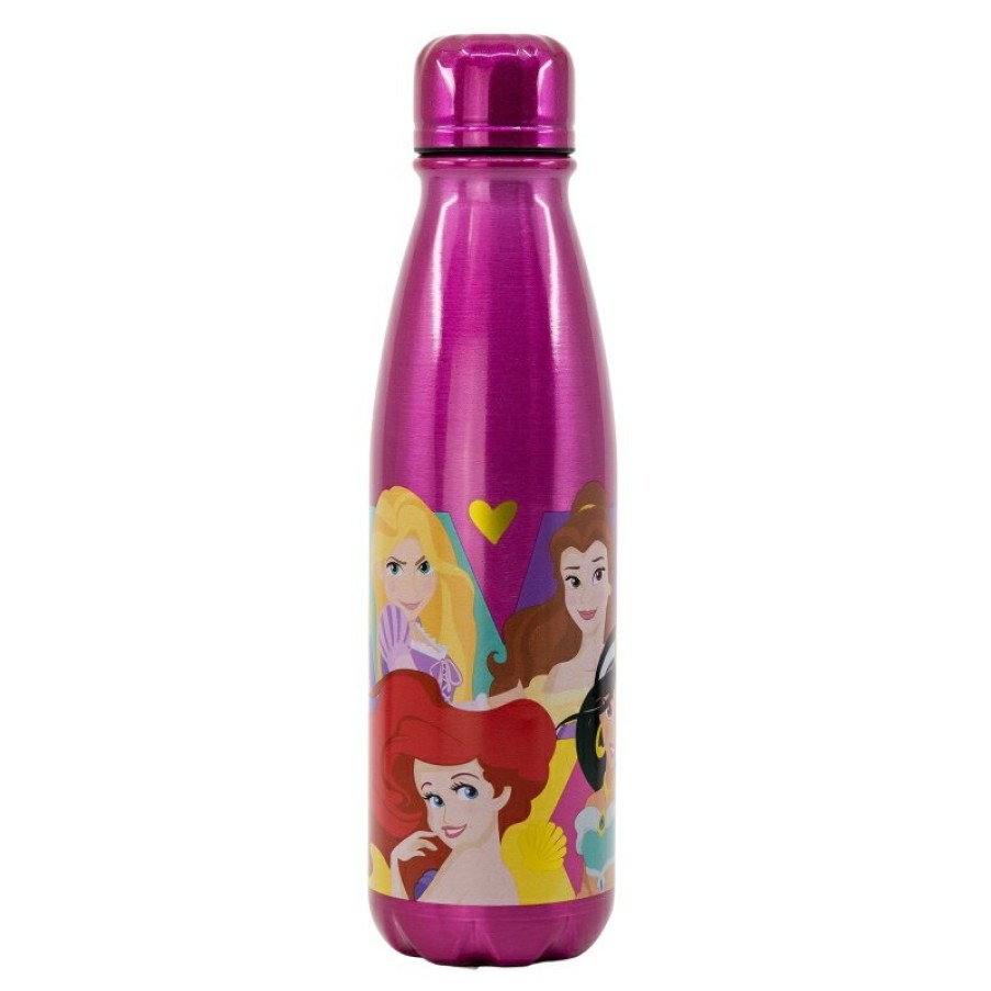 Princesas Children'S Aluminum Bottle 600 Ml Disney Princess Bright & Bold | Bottles