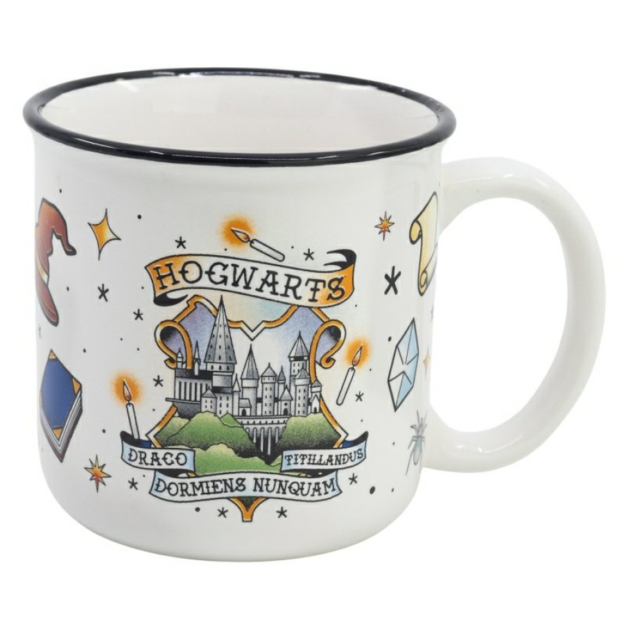 Harry Potter Ceramic Breakfast Mug 400 Ml In Harry Potter Magic Symbols Gift Box | Cups