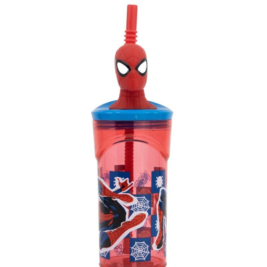 Spider-Man 3D Figurine Glass 360 Ml Spiderman Midnight Flyer | Glasses