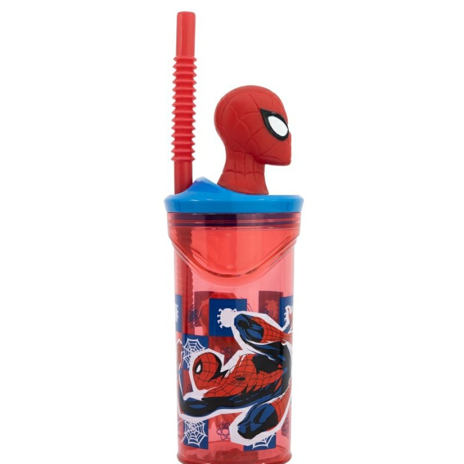 Spider-Man 3D Figurine Glass 360 Ml Spiderman Midnight Flyer | Glasses