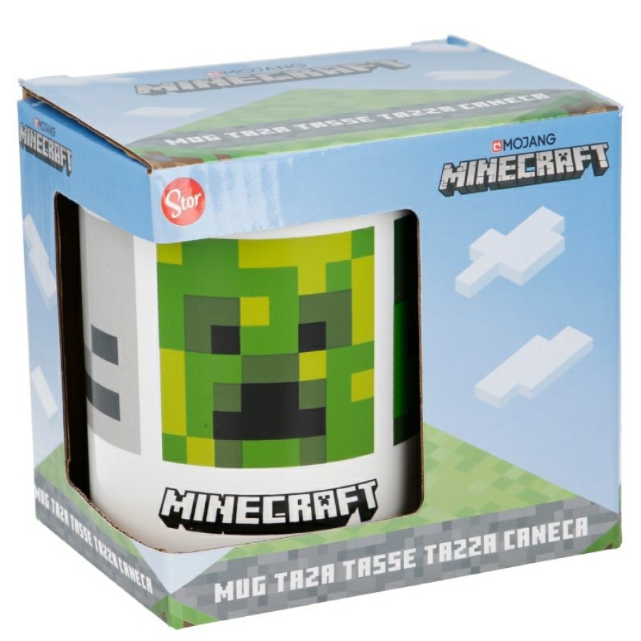 Minecraft Ceramic Mug 325 Ml In Minecraft Gift Box | Cups