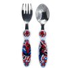 Spider-Man 2 Pcs Metal Cutlery Set Spiderman Arachnid Grid | Covered