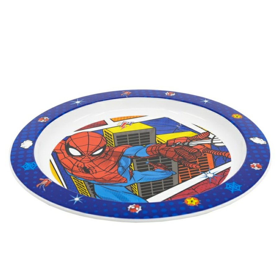 Spider-Man Micro Spiderman Midnight Flyer Plate | Dishes