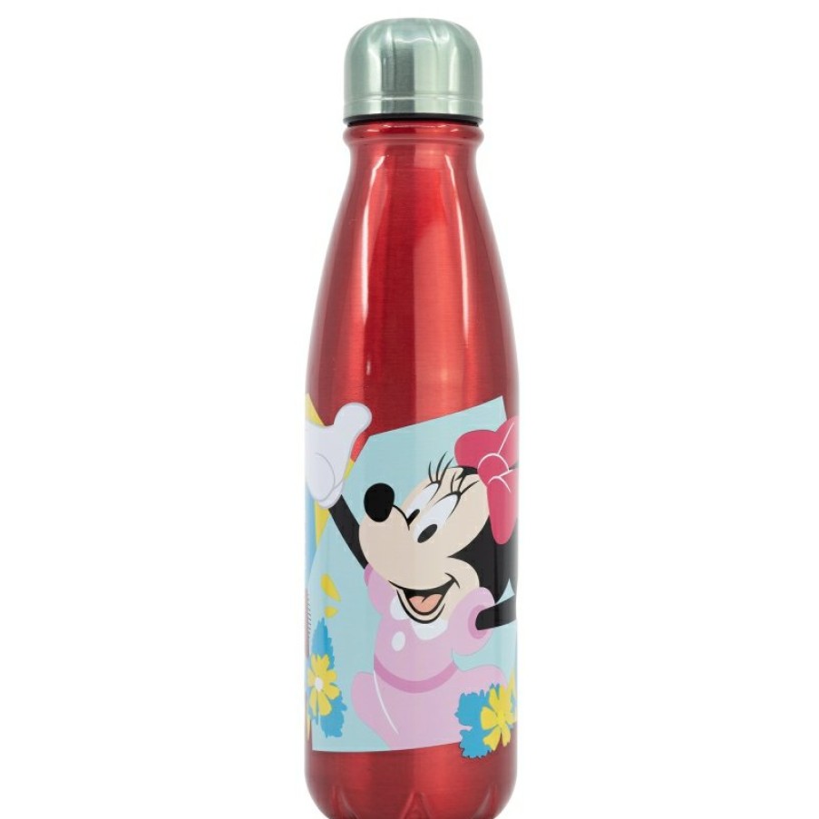 Minnie Mouse Children'S Aluminum Bottle 600 Ml Minnie Mouse Being More Minnie | Bottles