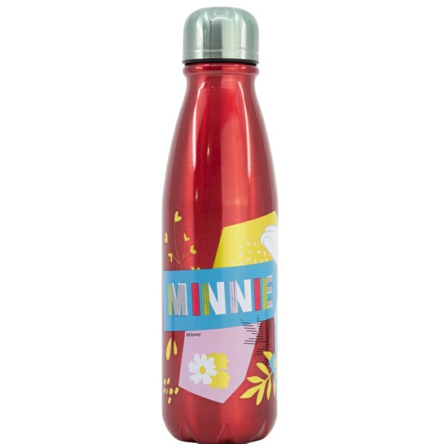 Minnie Mouse Children'S Aluminum Bottle 600 Ml Minnie Mouse Being More Minnie | Bottles