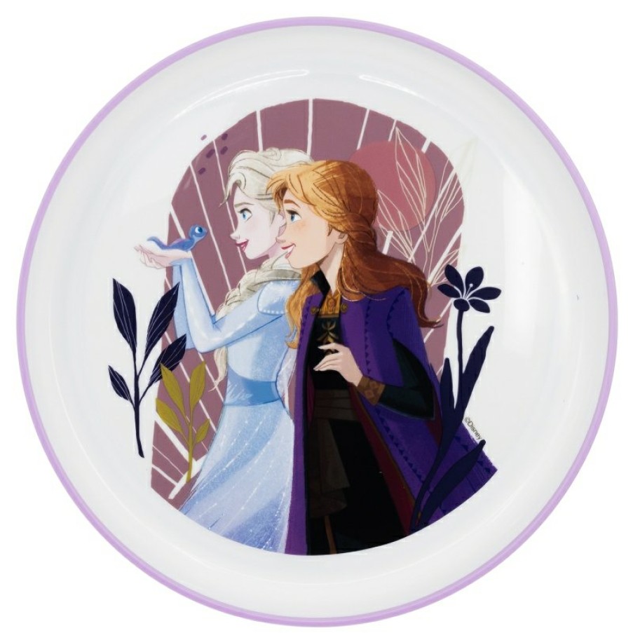 Frozen Premium Bicolor Non-Slip Plate Frozen Trust The Journey | Dishes