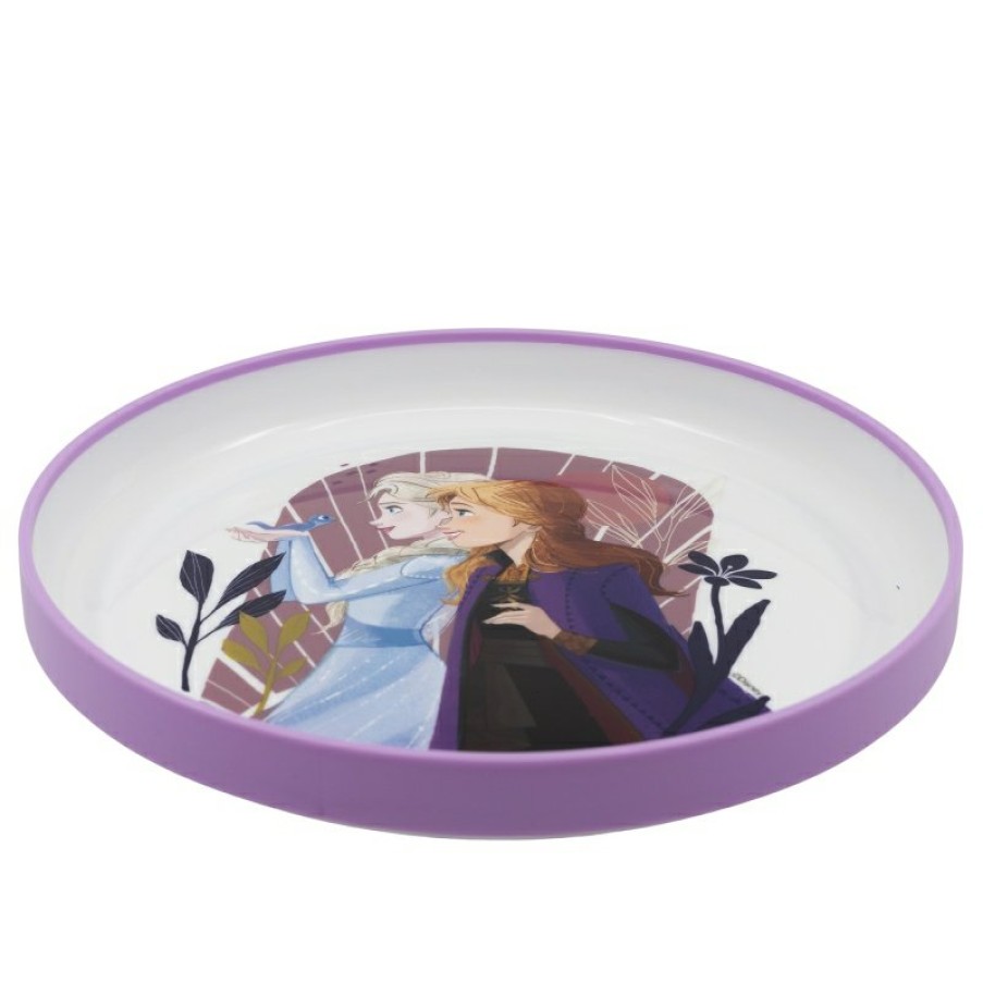 Frozen Premium Bicolor Non-Slip Plate Frozen Trust The Journey | Dishes