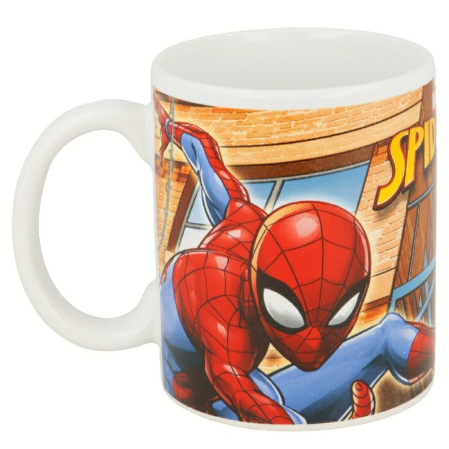 Spider-Man Ceramic Mug 325 Ml In Spiderman Streets Gift Box | Cups