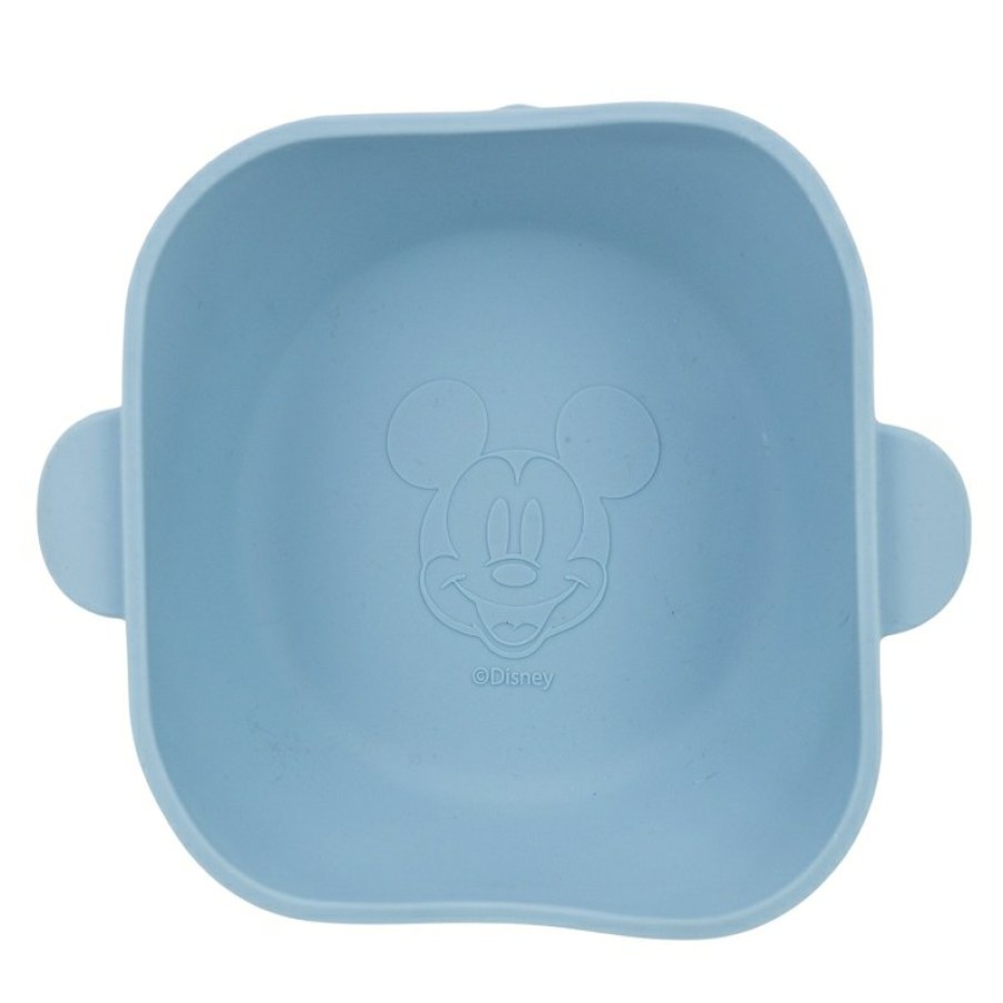 MicWholesale Mouse Square Silicone Bowl With Suction Cup Mickey Mouse | Bowls