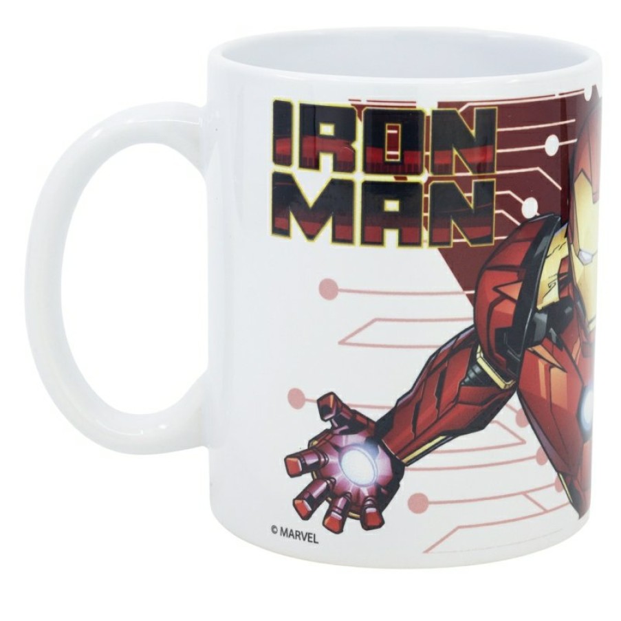 Avengers Sublimation Ceramic Mug 325 Ml In Gift Box Avengers Ironman Flying Star | Cups