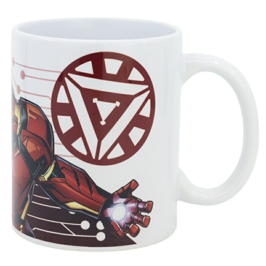 Avengers Sublimation Ceramic Mug 325 Ml In Gift Box Avengers Ironman Flying Star | Cups