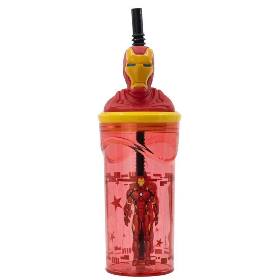 Avengers 3D Figurine Glass 360 Ml Avengers Invincible Force Iron Man | Glasses