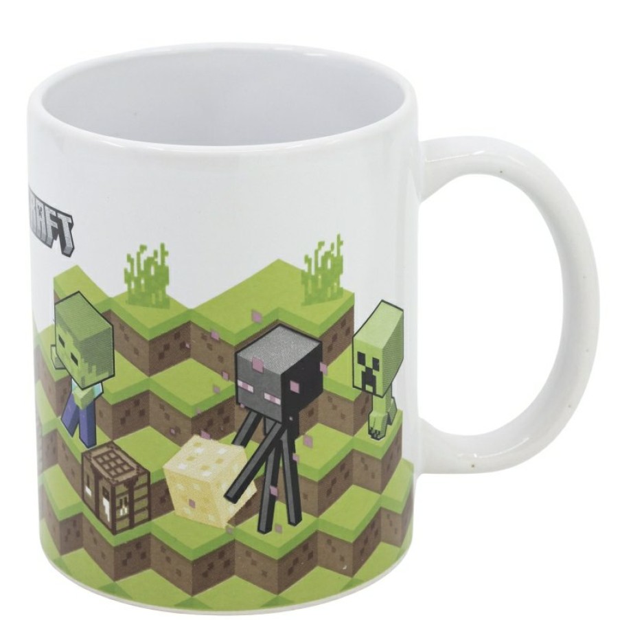 Minecraft Ceramic Mug 325 Ml In Gift Box Minecraft Tnt Boom | Cups