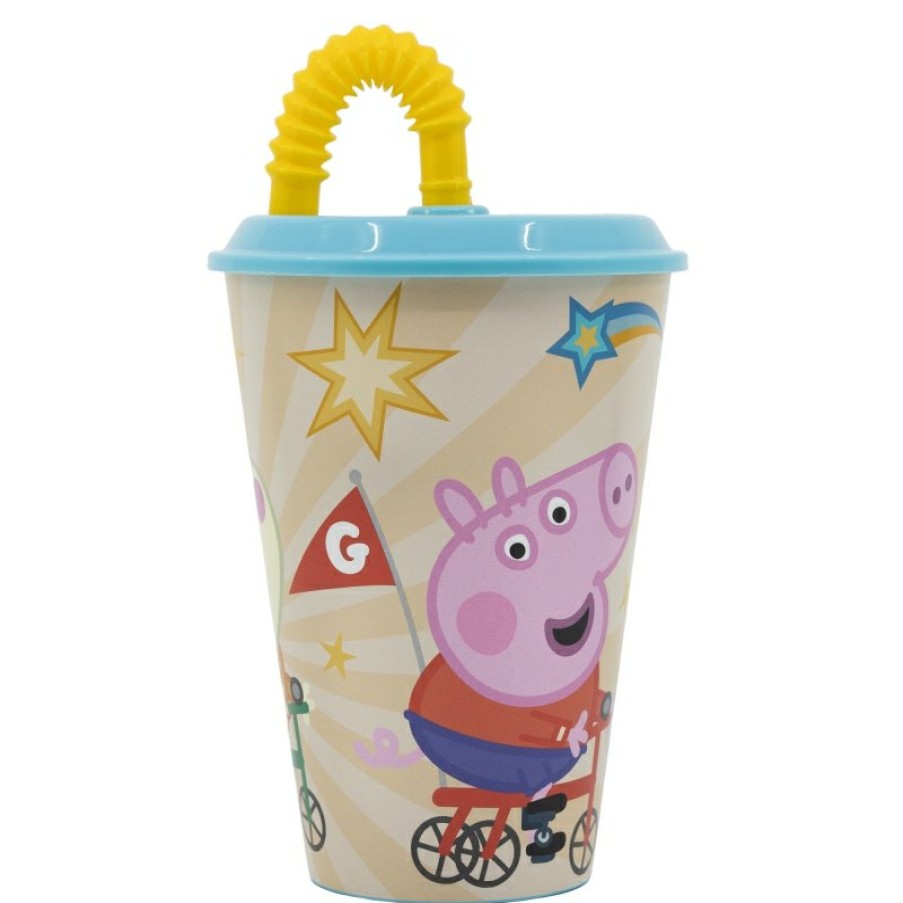 Peppa Pig Easy Cane Glass 430 Ml Peppa Pig Kindness Counts | Glasses