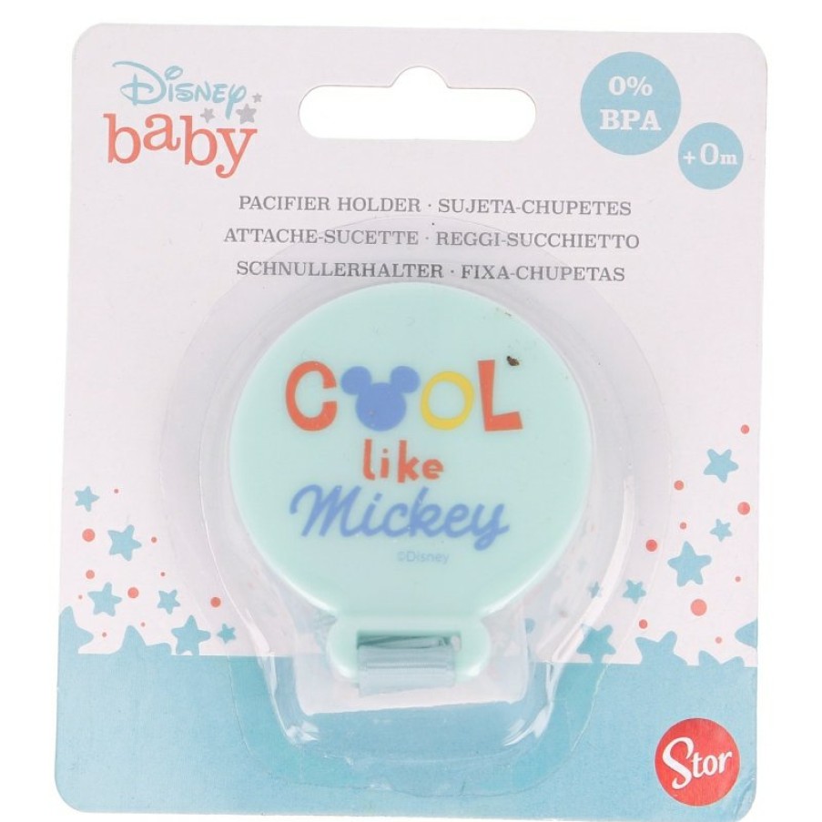 MicOnline Mouse Cool Like Mickey Pacifier Holder | Pacifiers - Accessories