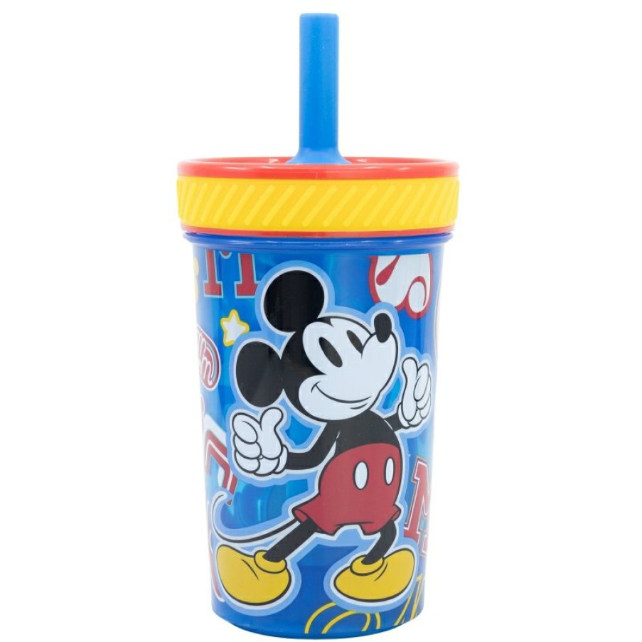 MicBest Mouse Anti-Tip Pp Cup With Silicone Straw 370 Ml Mickey Mouse Cool Stuff | Glasses