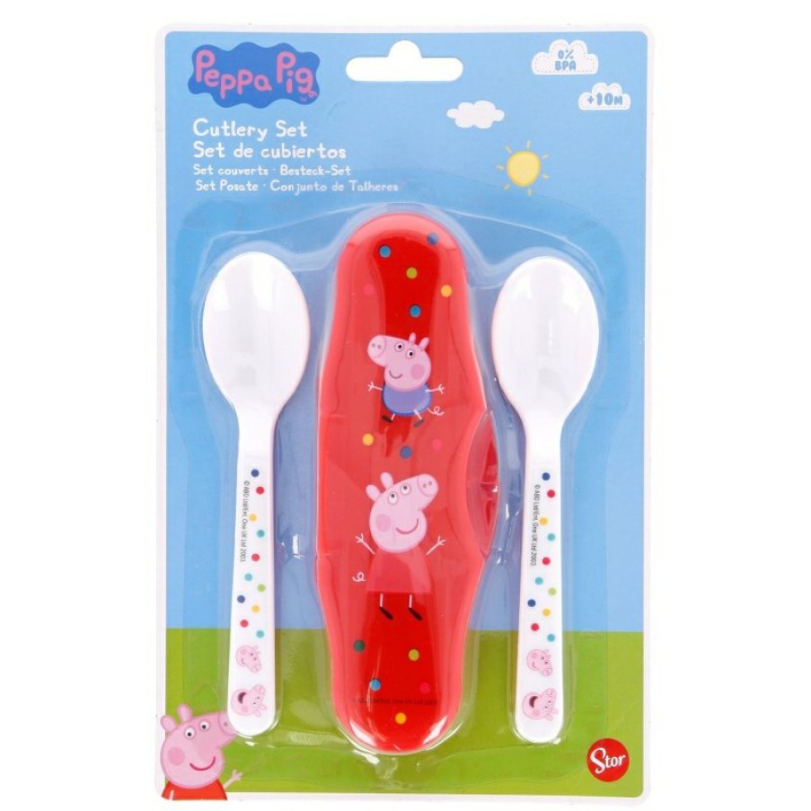 Peppa Pig Toddler Case 2 Pp Spoons Peppa Pig Little One | Covered