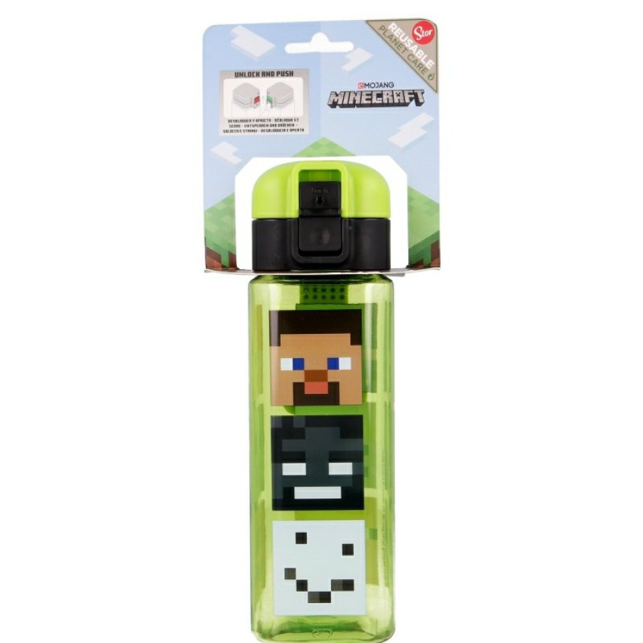 Minecraft Robot Bottle With Closure 550 Ml Minecraft | Bottles