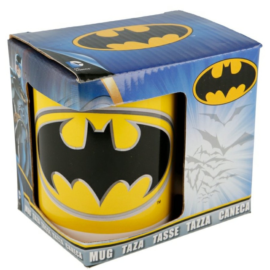 Batman Ceramic Mug 325 Ml In Batman Logo Gift Box | Cups