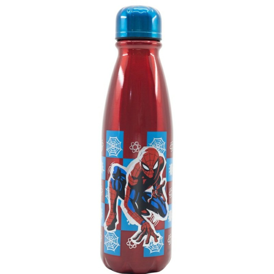 Spider-Man Children'S Aluminum Bottle 600 Ml Spiderman Arachnid Grid | Bottles