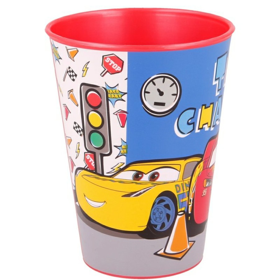 Cars Small Easy Glass 260 Ml Cars Lets Race | Glasses