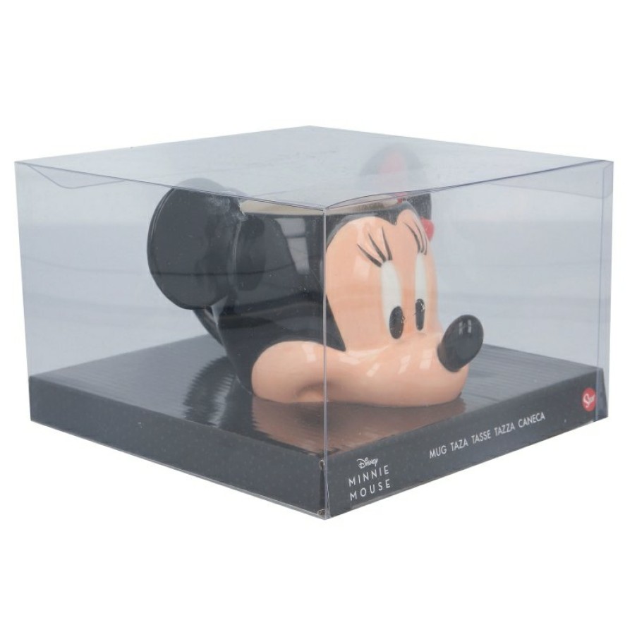 Minnie Mouse 3D Ceramic Mug 360 Ml In Minnie Head Gift Box | Cups