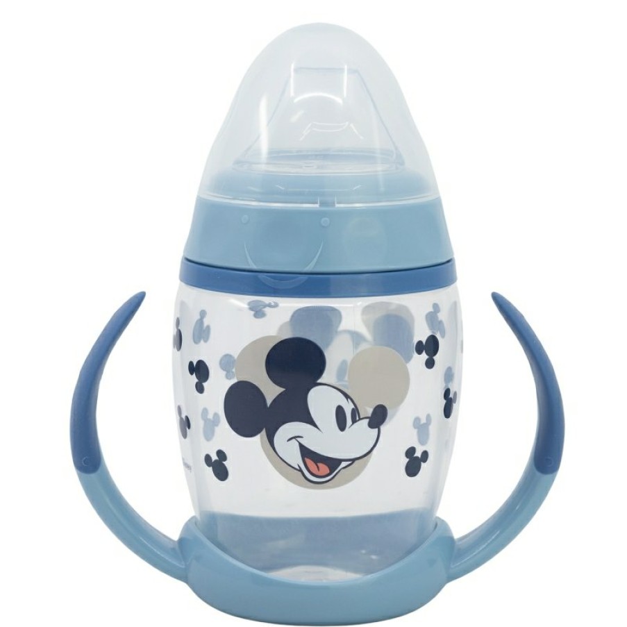 MicClearance Mouse Fancy Training Mug 270 Ml With Silicone Spout Mickey Mouse Full Of Smiles | Training Cups And Cups