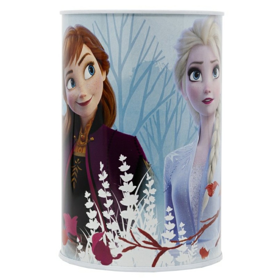 Frozen Frozen Ii Blue Forest Metal Piggy Box | Piggy Banks