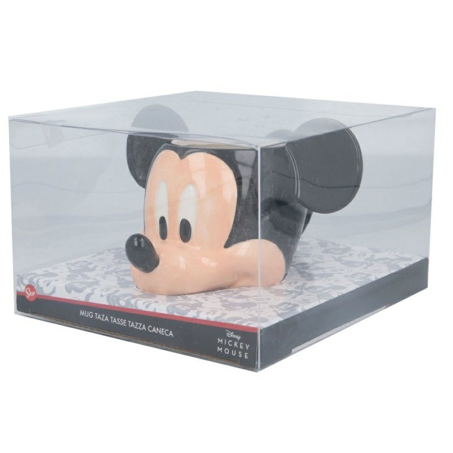 MicHot Mouse 3D Ceramic Mug 360 Ml In Mickey Head Gift Box | Cups